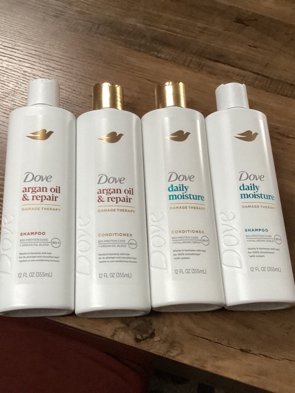 Dove Argan Oil & Daily Moisture Shampoo & Conditioner Set